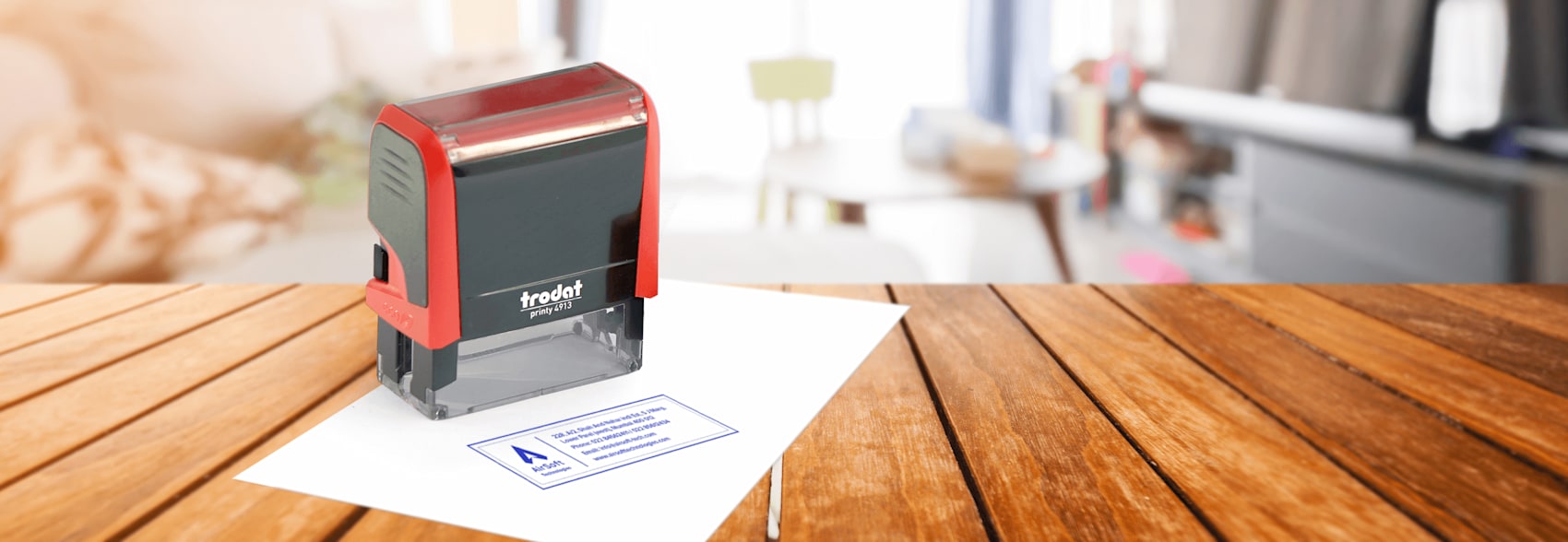 Personalised SelfInking Stamps Personalised Stamps Vistaprint.in